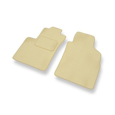 Tapis de sol velours pour Lancia Ypsilon IV (2011-....) - Premium tapis de voiture - beige - DGS Autodywan