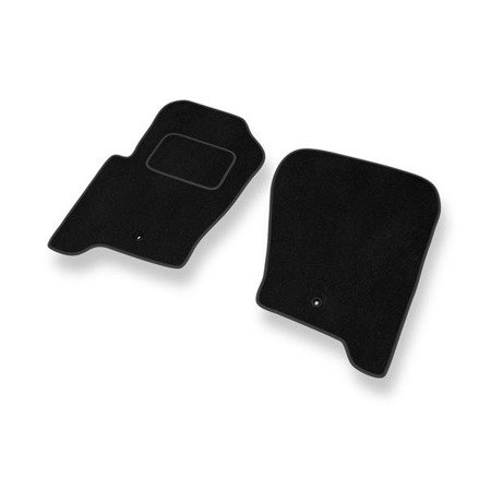 Tapis de sol velours pour Land Rover Range Rover Sport I (2004-2013) - Premium tapis de voiture - noir - DGS Autodywan