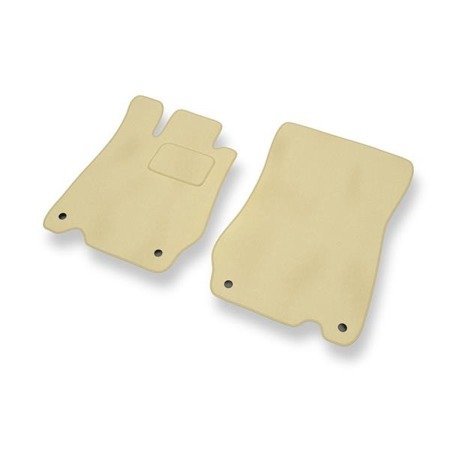 Tapis de sol velours pour Mercedes-Benz SL R230 (2002-2012) - Premium tapis de voiture - beige - DGS Autodywan