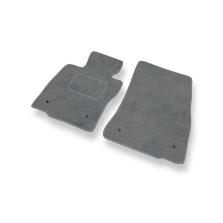 Tapis de sol velours pour Mini Hatch III (2013-....) - Premium tapis de voiture - gris - DGS Autodywan