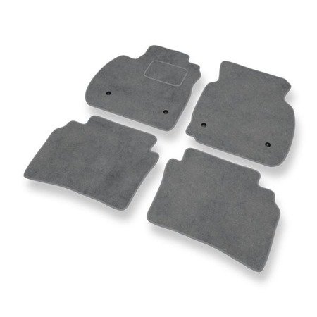 Tapis de sol velours pour Opel Insignia II (2017-....) - Premium tapis de voiture - gris - DGS Autodywan