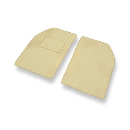 Tapis de sol velours pour Renault Kangoo I (1997-2007) - Premium tapis de voiture - beige - DGS Autodywan