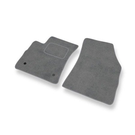 Tapis de sol velours pour Renault Megane IV (2016-....) - Premium tapis de voiture - gris - DGS Autodywan