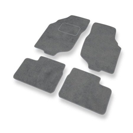 Tapis de sol velours pour Rover 25 (2000-2005) - Premium tapis de voiture - gris - DGS Autodywan