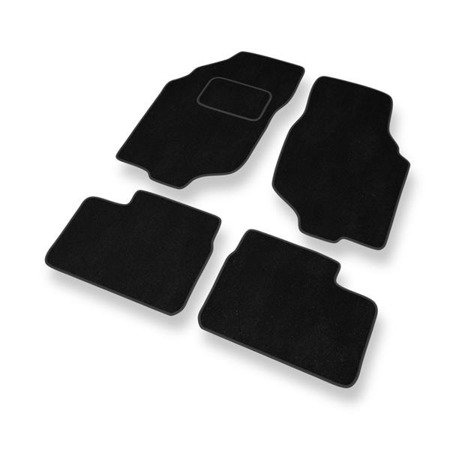 Tapis de sol velours pour Rover 25 (2000-2005) - Premium tapis de voiture - noir - DGS Autodywan