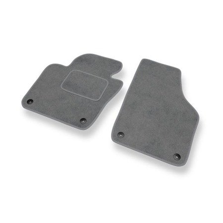 Tapis de sol velours pour Volkswagen Sharan II (2010-....) - Premium tapis de voiture - gris - DGS Autodywan