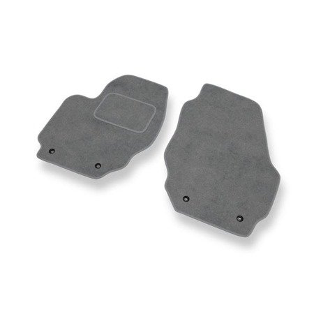 Tapis de sol velours pour Volvo S60 II (2010-....) - Premium tapis de voiture - gris - DGS Autodywan