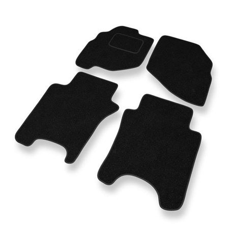 Tapis de sol feutre pour Honda Jazz II (2002-2008) - tapis de voiture - noir - DGS Autodywan