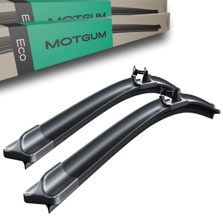 Balais d'essuie-glace de pare-brise pour Chevrolet Corvette C6, C7 Coupé, Cabriolet (09.2004-....) - essuie-glace pour lunette avant - kit essuie glaces - Motgum - balais plats ECO