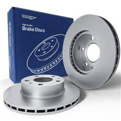 2x Les disques de frein pour Fiat Ducato III Van (2006-....) - ventilé - 300mm - Tomex - TX 70-60 (essieu avant)