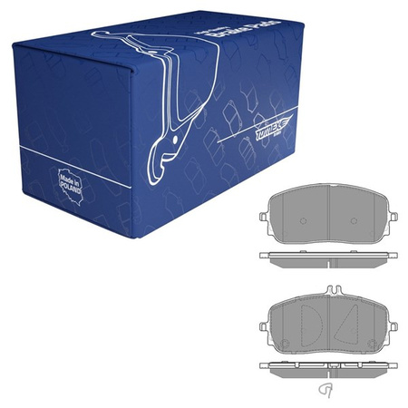 Plaquettes de frein pour Mercedes-Benz GLB X247 SUV (2019-....) - Tomex - TX 19-71 (essieu avant)