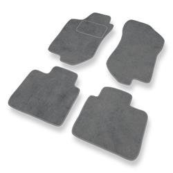 Tapis de sol velours pour Alfa Romeo 145 I (1994-2000) - Premium tapis de voiture - gris - DGS Autodywan