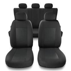 Housses de siège universelles pour Alfa Romeo Giulietta (2010-2020) - housse siege voiture universelles - couverture siege - MC-2 (gris) - Auto-Dekor - Modern