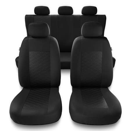 Housses de siège universelles pour Kia Cerato (2004-2008) - housse siege voiture universelles - couverture siege - MP-1 (noir) - Auto-Dekor - Modern