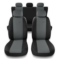 Housses de siège universelles pour Alfa Romeo Giulietta (2010-2020) - housse siege voiture universelles - couverture siege - gris - Auto-Dekor - XR