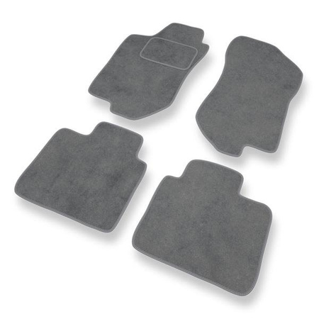 Tapis de sol velours pour Alfa Romeo 146 I (1994-2001) - Premium tapis de voiture - gris - DGS Autodywan