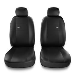Housses de siège universelles pour Alfa Romeo Giulietta (2010-2020) - housse siege voiture universelles - couverture siege conducteur - noir - Auto-Dekor - X-Line 1+1