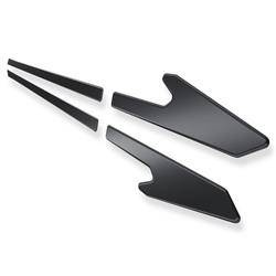 Baguettes de protection latérales en acier pour Kia Ceed II JD Break (5 portes) - (2012-2018) - Croni - Y - noir (peau d’orange)