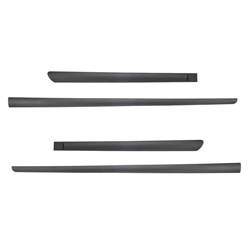 Plaques latérales noires pour Volkswagen Golf VI Hayon (2008-2012) - (longueur des protections: 981mm; 743mm) - Rider