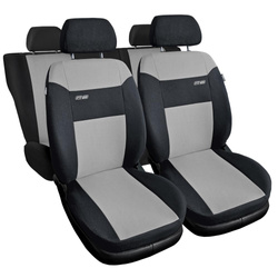 Housses de siège universelles pour Audi Q7 I, II (2005-....) - housse siege voiture universelles - couverture siege conducteur - vert - Auto-Dekor - Elegance 1+3404