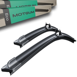 Balais d'essuie-glace de pare-brise pour Skoda Fabia III Hayon, Break (08.2014-2021) - essuie-glace pour lunette avant - kit essuie glaces - Motgum - balais plats ECO