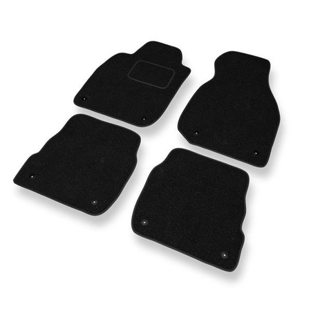 Tapis de sol feutre pour Audi A6 II C5 (1997-2004) - tapis de voiture - noir - DGS Autodywan