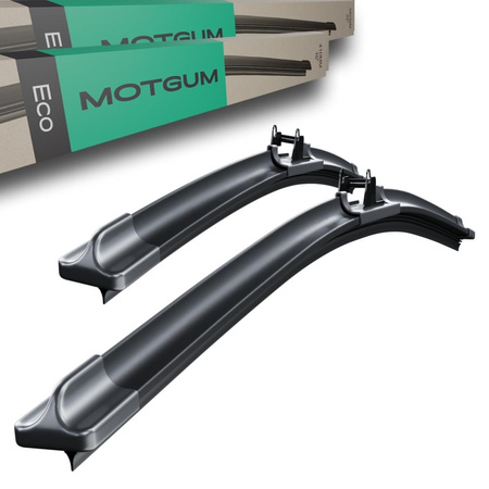 Balais d'essuie-glace de pare-brise pour Subaru Impreza II Break, Berline (10.2000-06.2007) - essuie-glace pour lunette avant - kit essuie glaces - Motgum - balais plats ECO
