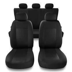 Housses de siège universelles pour Alfa Romeo Giulietta (2010-2020) - housse siege voiture universelles - couverture siege - MC-1 (noir) - Auto-Dekor - Modern
