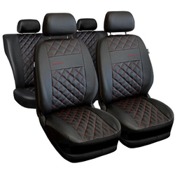Housses de siège universelles pour Audi Q7 I, II (2005-....) - housse siege voiture universelles - couverture siege conducteur - vert - Auto-Dekor - Elegance 1+82