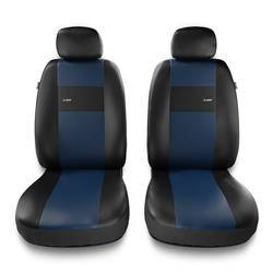 Housses de siège universelles pour Alfa Romeo MiTo (2008-2018) - housse siege voiture universelles - couverture siege conducteur - bleu - Auto-Dekor - X-Line 1+1