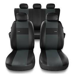 Housses de siège universelles pour Alfa Romeo Giulietta (2010-2020) - housse siege voiture universelles - couverture siege - gris - Auto-Dekor - X-Line