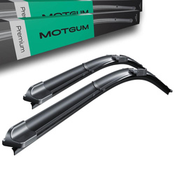 Balais d'essuie-glace de pare-brise pour Citroen C5 III Berline, Tourer (04.2008-12.2018) - essuie-glace pour lunette avant - kit essuie glaces - Motgum - balais plats Premium