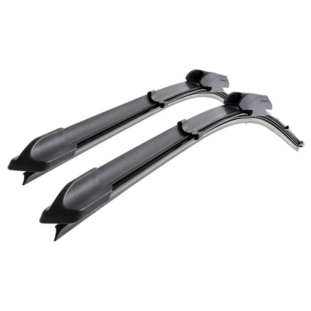Balais d'essuie-glace de pare-brise pour Alfa Romeo 145 Hayon (04.1997-12.2000) - essuie-glace pour lunette avant - kit essuie glaces - Motgum - balais plat type A